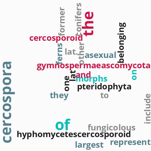 Cercosporoid ...