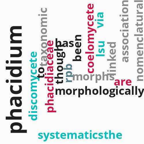 Phacidium ...