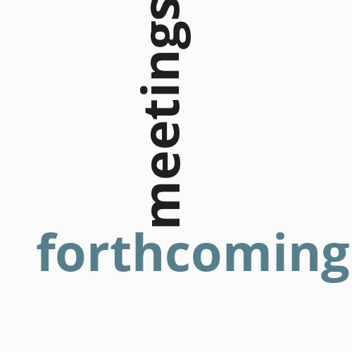 Forthcoming ...