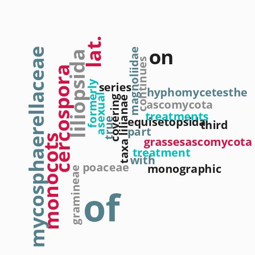 Cercosporoid ...