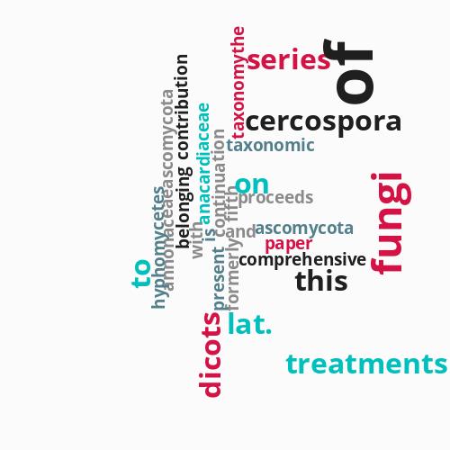Cercosporoid ...