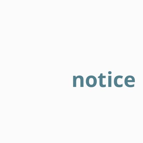 Notice